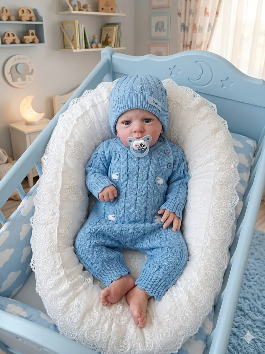 Ukázka úpravy fotografií reborn panenky 98